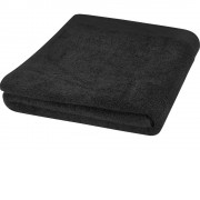 Полотенце для ванной Riley из хлопка плотностью 550 г/м2 и размером 100x180 см, черный