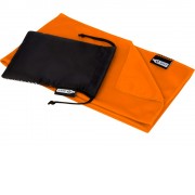 Спортивное охлаждающее полотенце Raquel из переработанного ПЭТ в мешочке, оранжевый