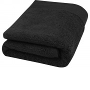 Полотенце для ванной Nora из хлопка плотностью 550 г/м2 и размером 50x100 см, черный