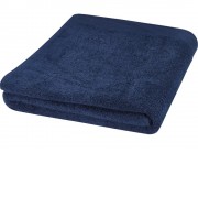 Полотенце для ванной Riley из хлопка плотностью 550 г/м2 и размером 100x180 см, темно-синий