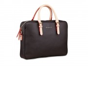 Портфель женский BUGATTI Ella 15'', тёмно-коричневый, полиуретан, 38х6х27,5 см