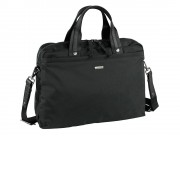 Сумка-портфель BUGATTI Contratempo 13'', чёрная, нейлон, 38х10х28 см, 9 л