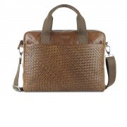 Сумка Mano Don Luca, натуральная кожа в коньячном цвете, 37 х 27 х 6 см