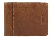 Бумажник Mano Don Montez, натуральная кожа в коньячном цвете, 12,5 х 9,7 см