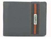 Бумажник Mano Don Leonardo, с RFID защитой, натуральная кожа в сером цвете, 10,5 х 2 х 8,5 см