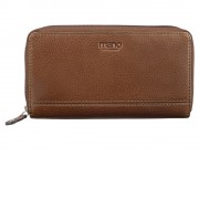 Кошелек Mano Don Montez, натуральная кожа в коньячном цвете, 19 х 10,3 см