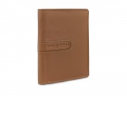 Портмоне BUGATTI Bomba, с защитой данных RFID, коньячного цвета, кожа/полиэстер, 10х2х12,5 см
