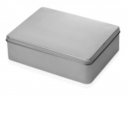 Коробка прямоугольная, серебристый