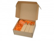 Подарочный набор Tea Trio Superior с тремя видами чая, оранжевый