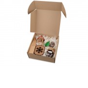 Подарочный набор Nevicata с вареньем и игрушками, крафт