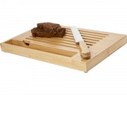 Бамбуковая разделочная доска с ножом Pao