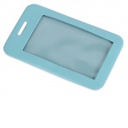 Чехол для пропуска Weekend из ПВХ, голубой