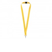 Ремешок на шею с карабином Бибионе, желтый