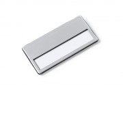 Значок GANDA для бейджа, серебристый