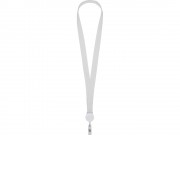 Ланьярд с ретрактором, белый