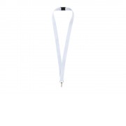 Ремешок на шею с карабином Бибионе, белый