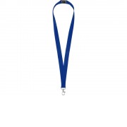 Ланьярд с карабином и замком безопасного разрыва, синий