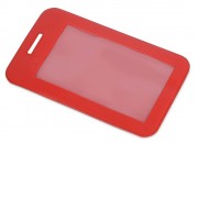 Чехол для пропуска Weekend из ПВХ, красный