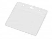 Бейдж Crystal Flat 115*101 мм (внут.размер 107*70 мм), прозрачный