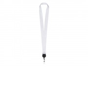 Ланъярд 2,5 см с ретрактором, черный