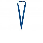 Ремешок на шею с карабином Бибионе, темно-синий