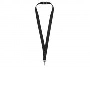 Ремешок на шею с карабином Бибионе, черный
