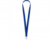 Ланъярд из RPET с карабином, синий