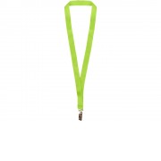 Ланъярд из RPET с клипом, зеленое яблоко