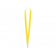Ланьярд с клипом, желтый