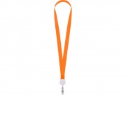 Ланьярд с ретрактором, оранжевый