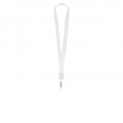 Ланъярд 2 см с ретрактором, белый