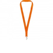 Ланъярд из RPET с карабином, оранжевый