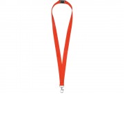Ланьярд с карабином и замком безопасного разрыва, красный