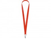 Ланьярд с клипом, красный