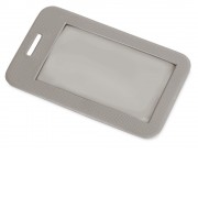 Чехол для пропуска Weekend из ПВХ, серый