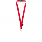 Ремешок Tom с фастексом, изготовленный из переработанного ПЭТ, красный