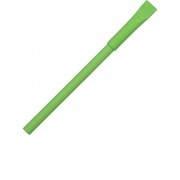 Ручка картонная с колпачком Recycled, зеленое яблоко