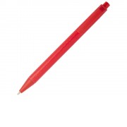 Одноцветная шариковая ручка Chartik из переработанной бумаги с матовой отделкой, красный