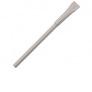 Ручка картонная с колпачком Recycled, светло-серый