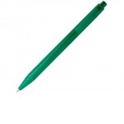 Одноцветная шариковая ручка Chartik из переработанной бумаги с матовой отделкой, зеленый