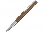 Ручка шариковая металлическая Elegance из орехового дерева