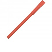 Ручка картонная с колпачком Recycled, красный