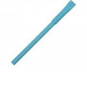 Ручка картонная с колпачком Recycled, голубой