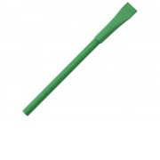 Ручка картонная с колпачком Recycled, зеленый классик