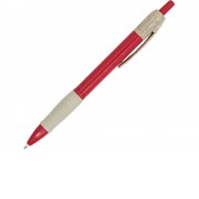 Ручка шариковая HANA из пшеничного волокна, бежевый/красный