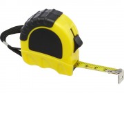 Рулетка длиной 3 метров Rule из переработанной пластмассы, сертифицированной по стандарту RCS - Желтый