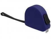 Рулетка 3м Meter, софт-тач, темно-синий