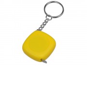 Брелок-рулетка 1м Block, желтый