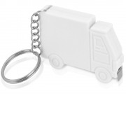 Брелок-рулетка Грузовик,1 м., белый