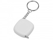 Брелок-рулетка 1м Block, белый